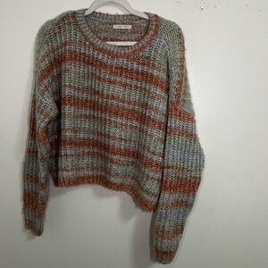 Pacsun muted color chunky cropped length sweater